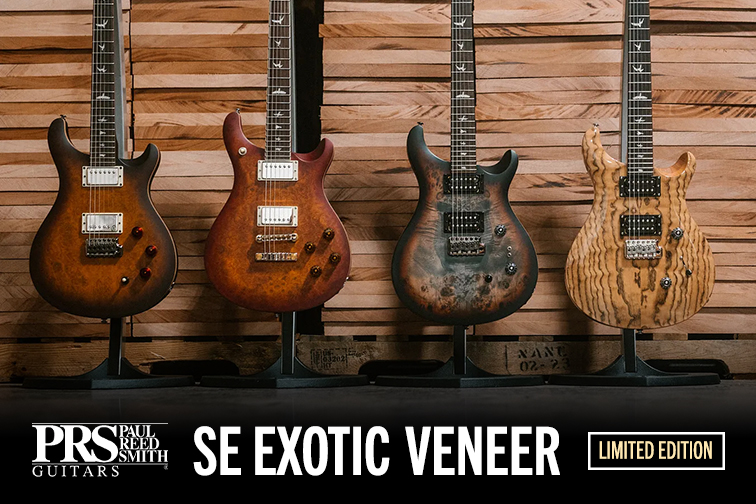 Meet the SE Exotic Veneer Lineup from Paul Reed Smith